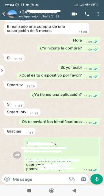 Suscripción IPTV